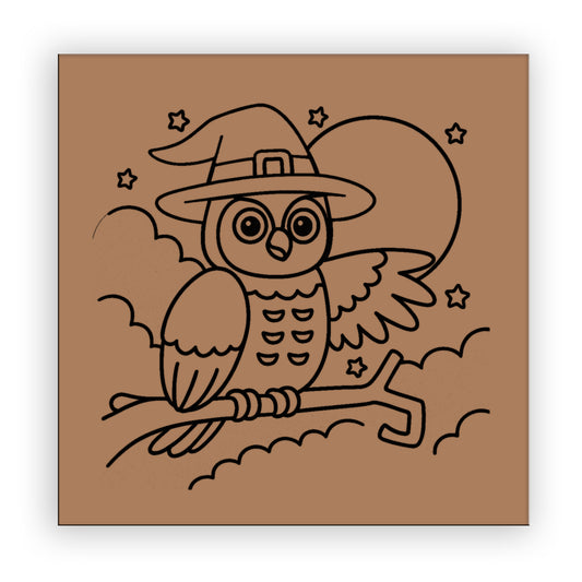 Owl Pre-marked Design for painting