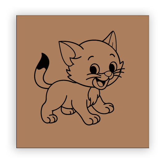 Cat Pre-marked Design for painting