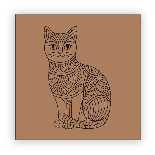 Cat Pre-marked Design for painting
