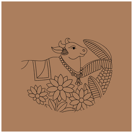 Cow Pre-marked Design for painting