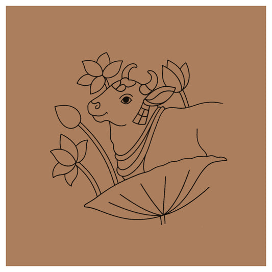 Cow Pre-marked Design for painting