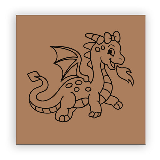 Dinosaur Pre-marked Design for painting