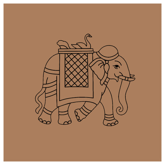 Elephant Pre-marked Design for painting