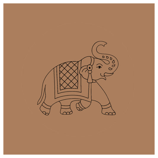 Elephant Pre-marked Design for painting
