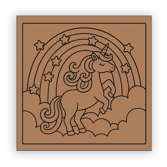 Unicorn Pre-marked Design for painting