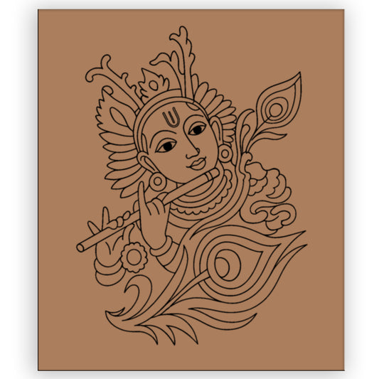 Krishna Pre-marked Design
