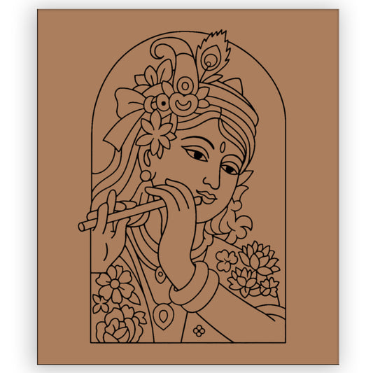 Krishna Pre-marked Design