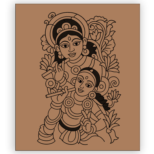 Krishna Pre-marked Design