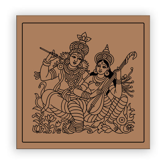 Krishna Pre-marked Design