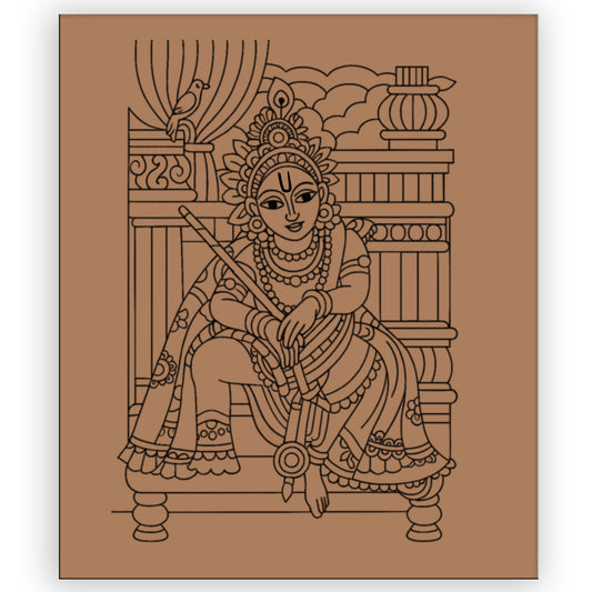 Krishna Pre-marked Design