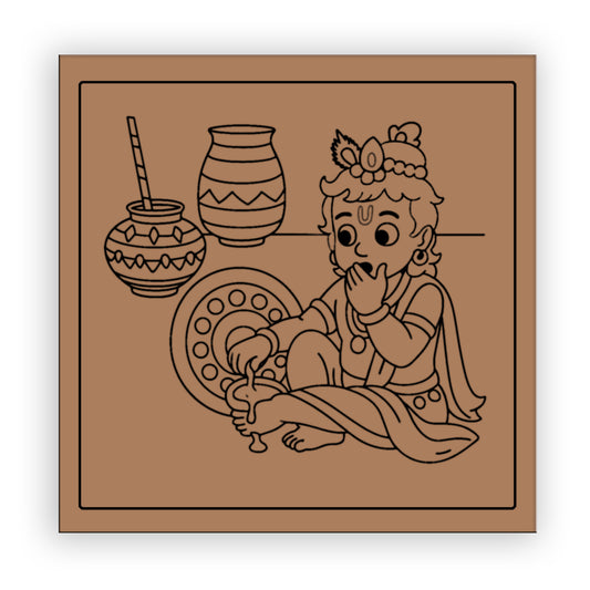 Krishna Pre-marked Design