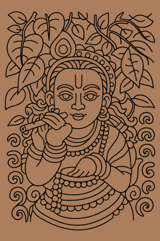 Krishna Pre-marked Design