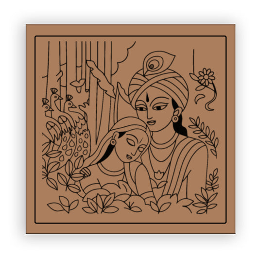 Krishna Pre-marked Design