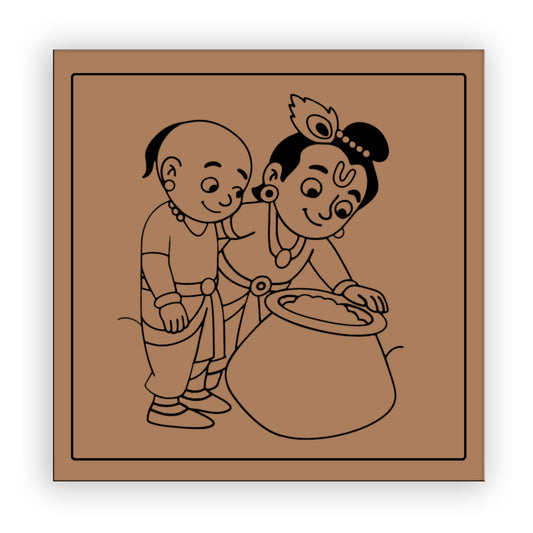 Krishna Pre-marked Design