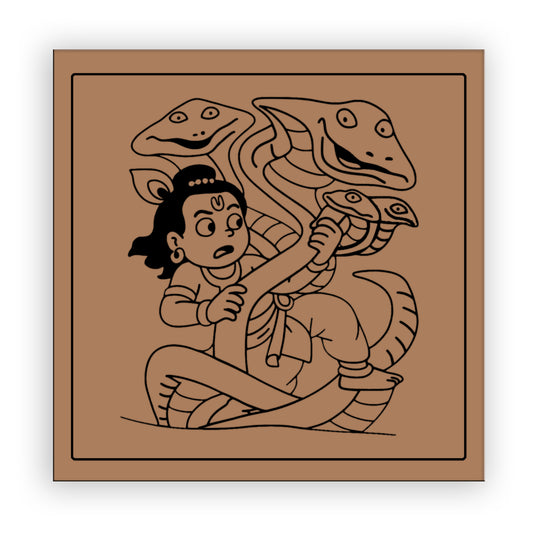 Krishna Pre-marked Design