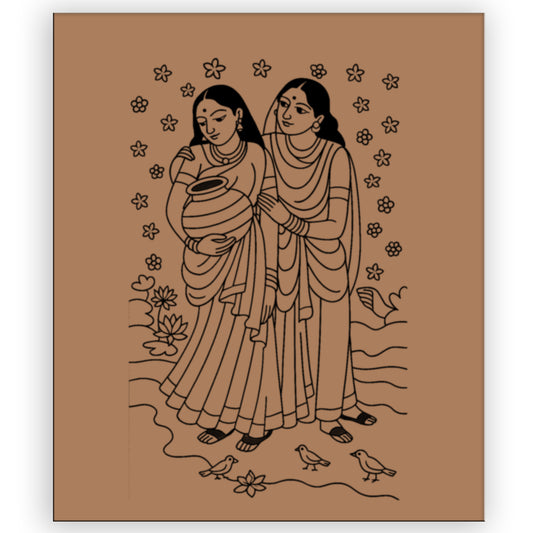 Krishna Pre-marked Design