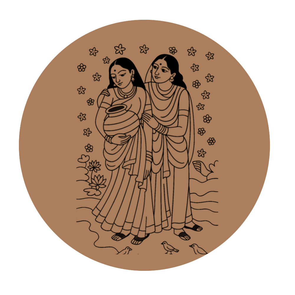 Krishna Pre-marked Design
