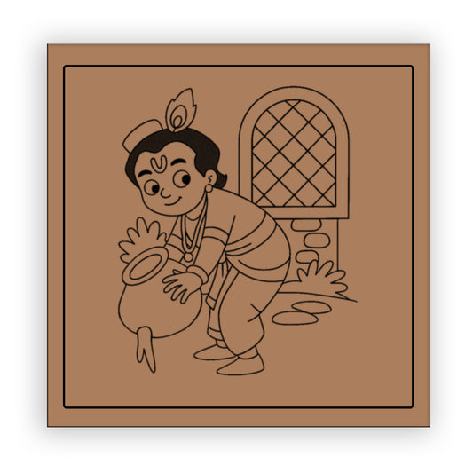 Krishna Pre-marked Design