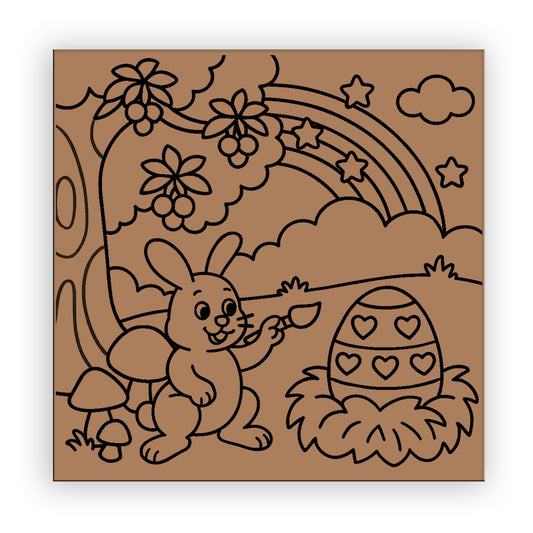 Rabbit Pre-marked Design for painting