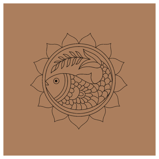 Fish Pre-marked Design for painting
