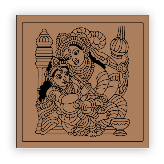 Krishna Pre-marked Design