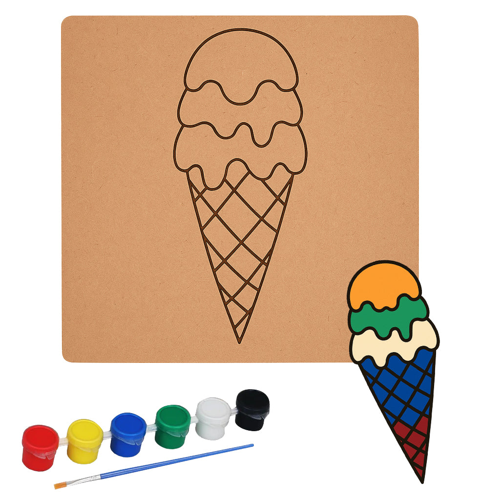 Ice cream MDF kit
