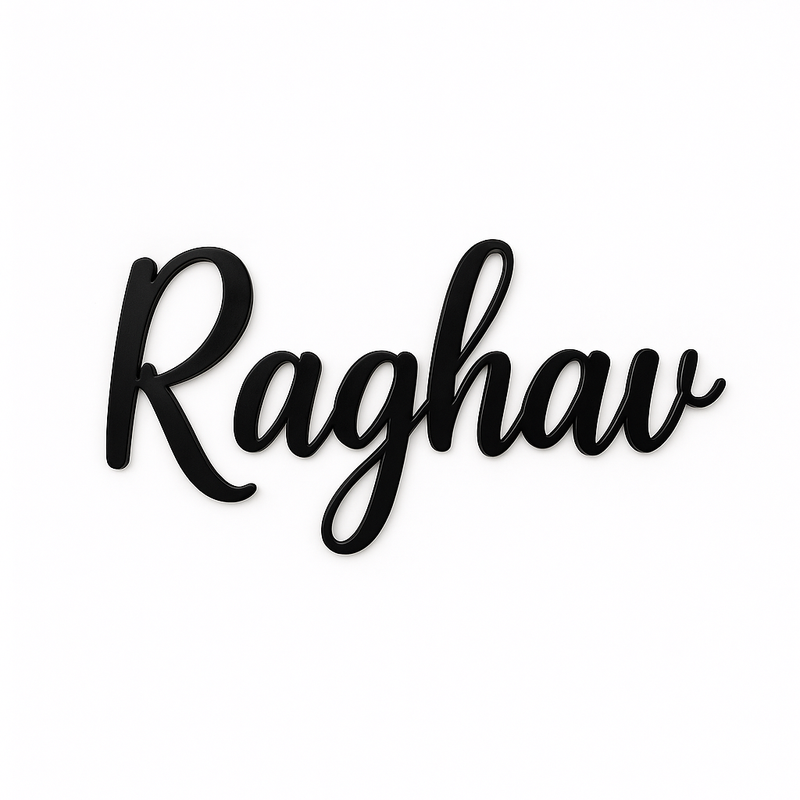 Acrylic Name Cutout