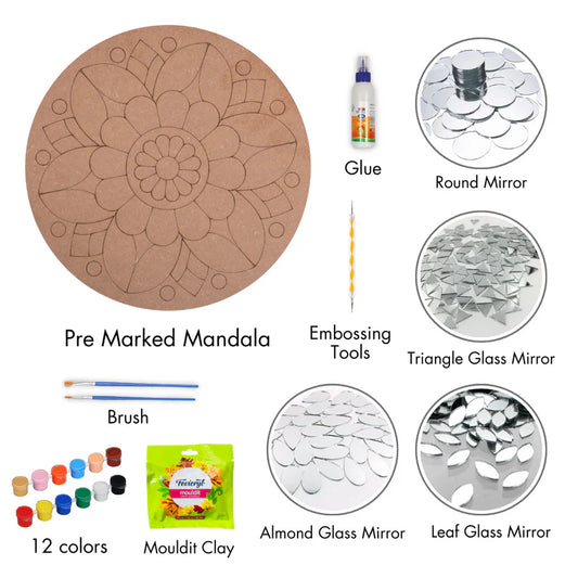 Mandala Lippan Art DIY Kits