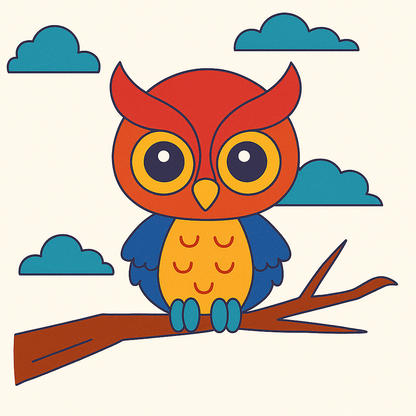 Owl Pre-marked Design for painting