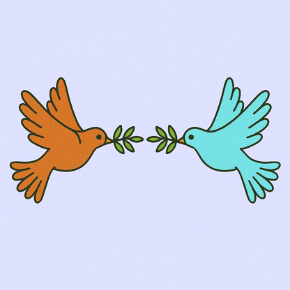 Love Pigeon Pre-marked Design for painting