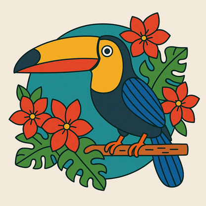 Toucan Pre-marked Design for painting