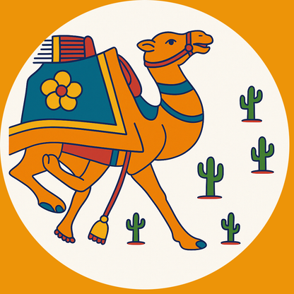 Camel Pre-marked Design for painting