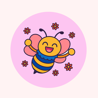 Bee Pre-marked Design for painting