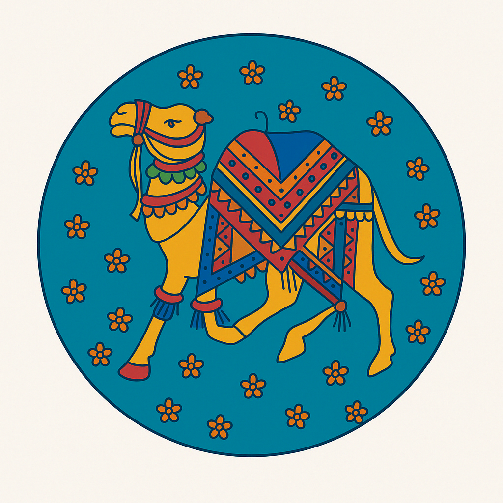 Camel Pre-marked Design for painting