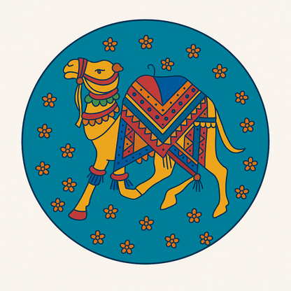Camel Pre-marked Design for painting