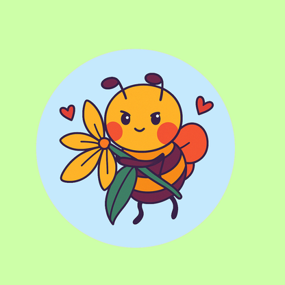 Bee Pre-marked Design for painting