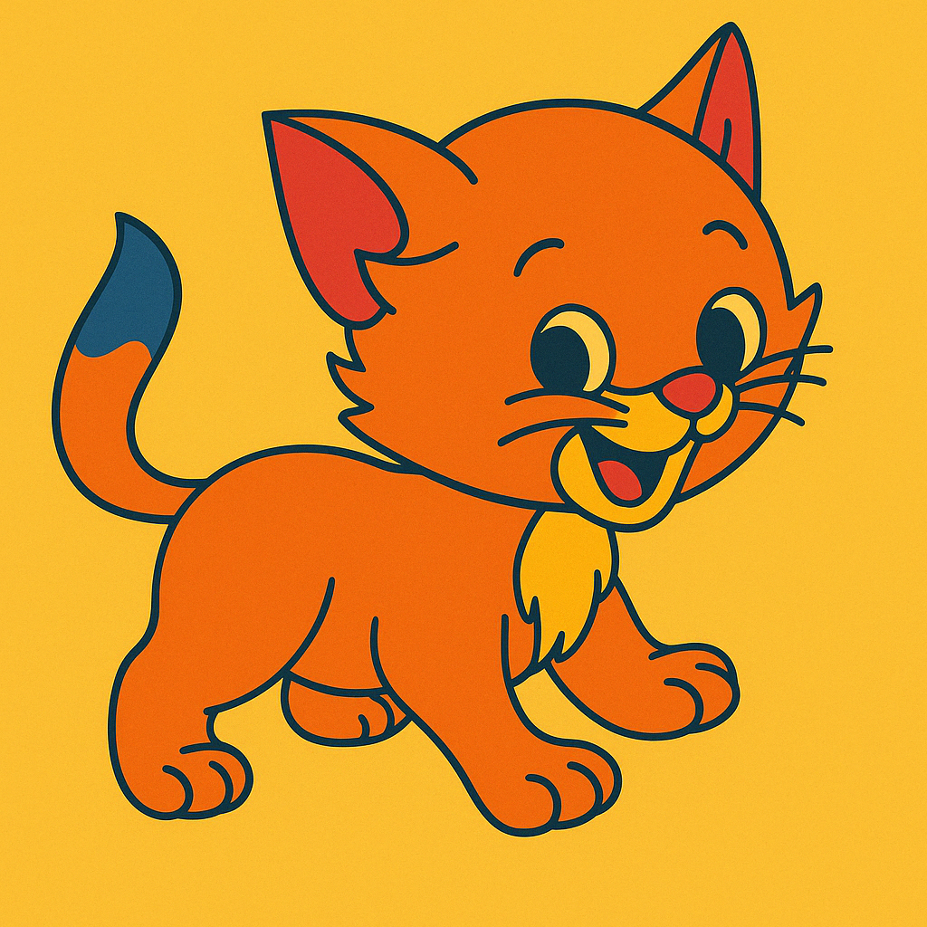 Cat Pre-marked Design for painting