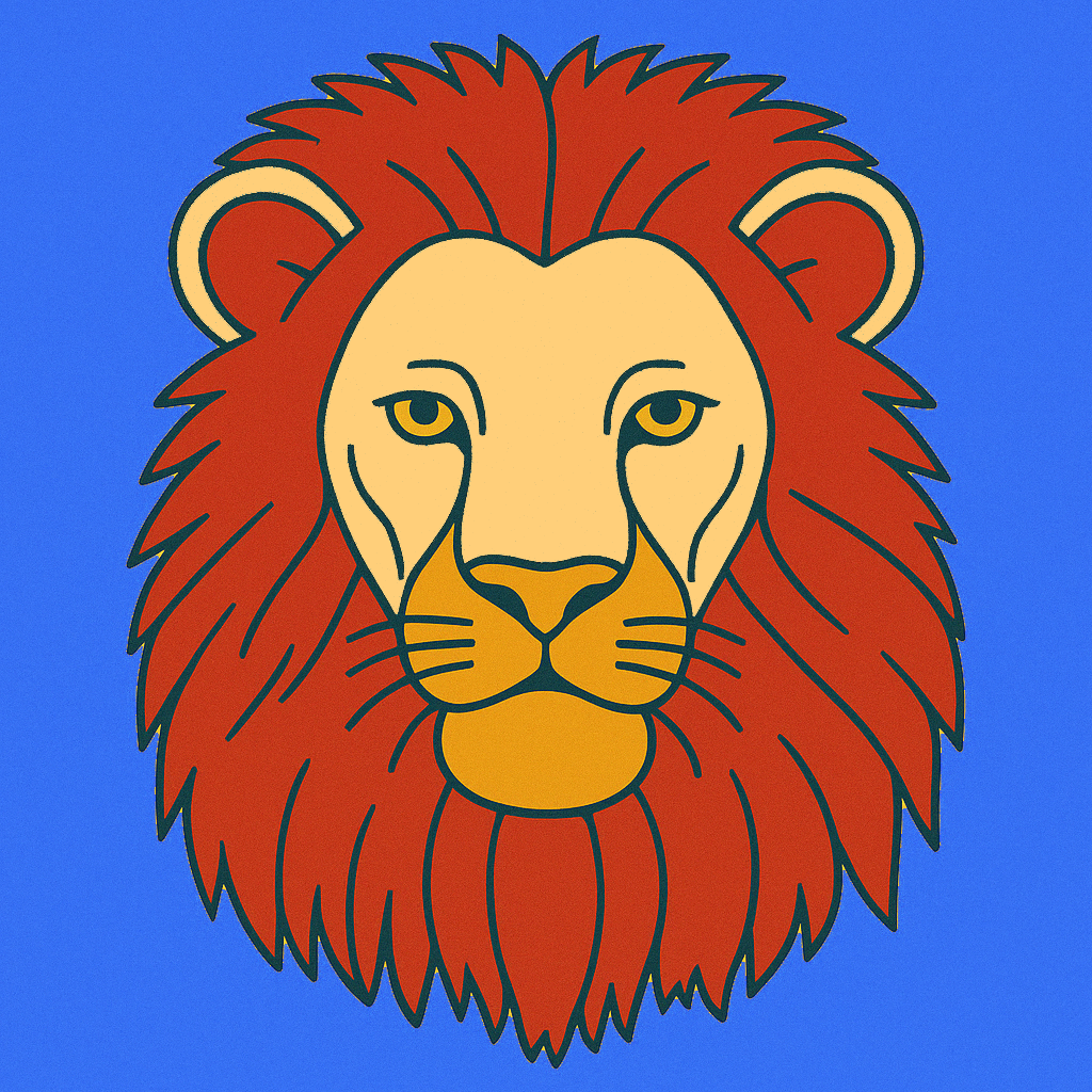 Lion Pre-marked Design for painting