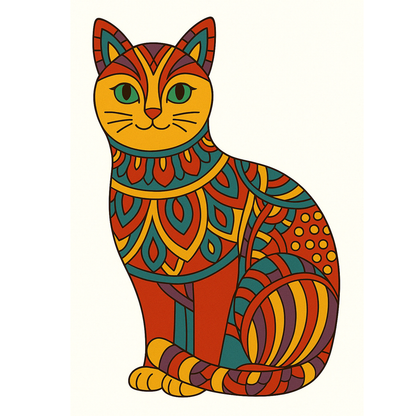 Cat Pre-marked Design for painting