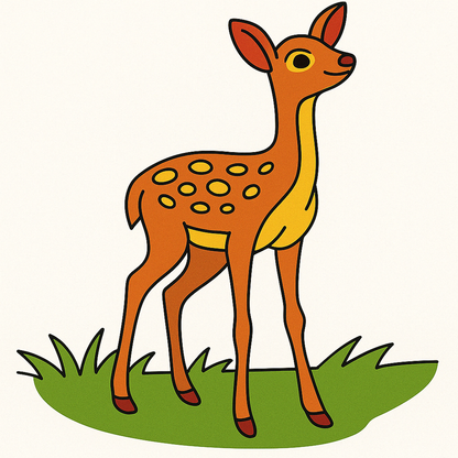 Deer Pre-marked Design for painting