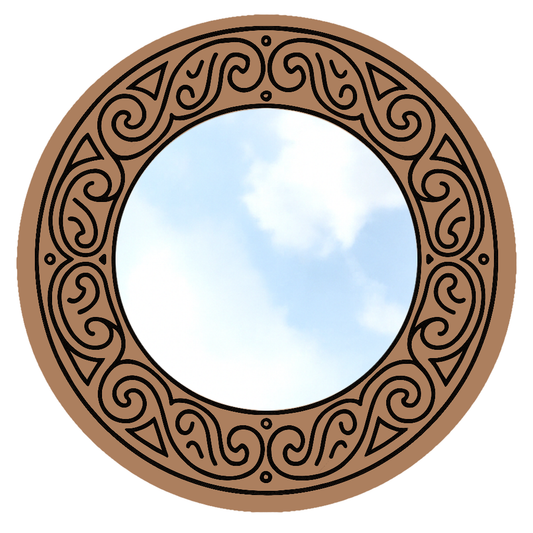 Designer MDF Mirror for DIY Home Decor