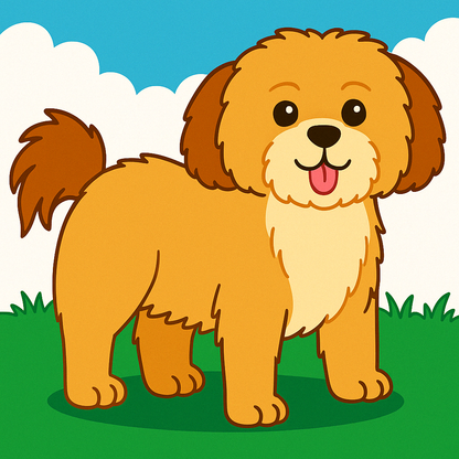 Dog  Pre-marked Design for painting