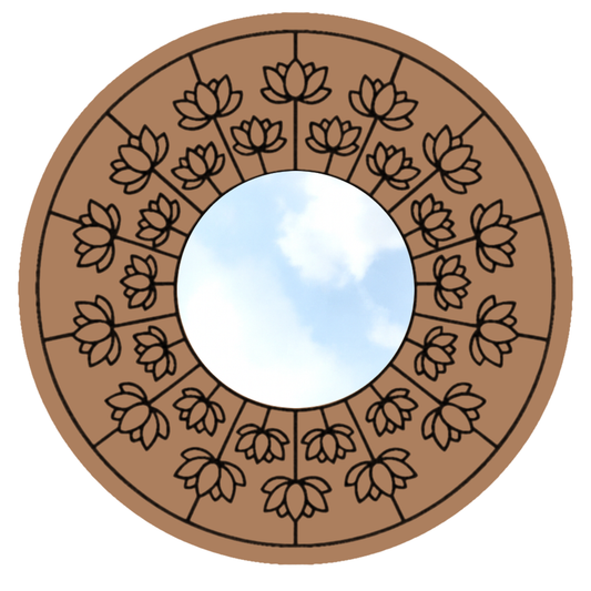Designer MDF Mirror for DIY Home Decor