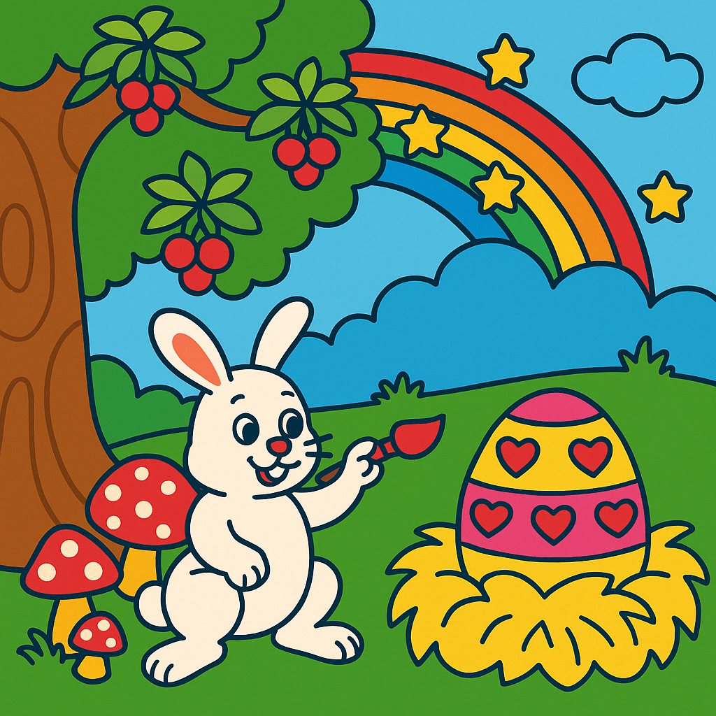 Rabbit Pre-marked Design for painting