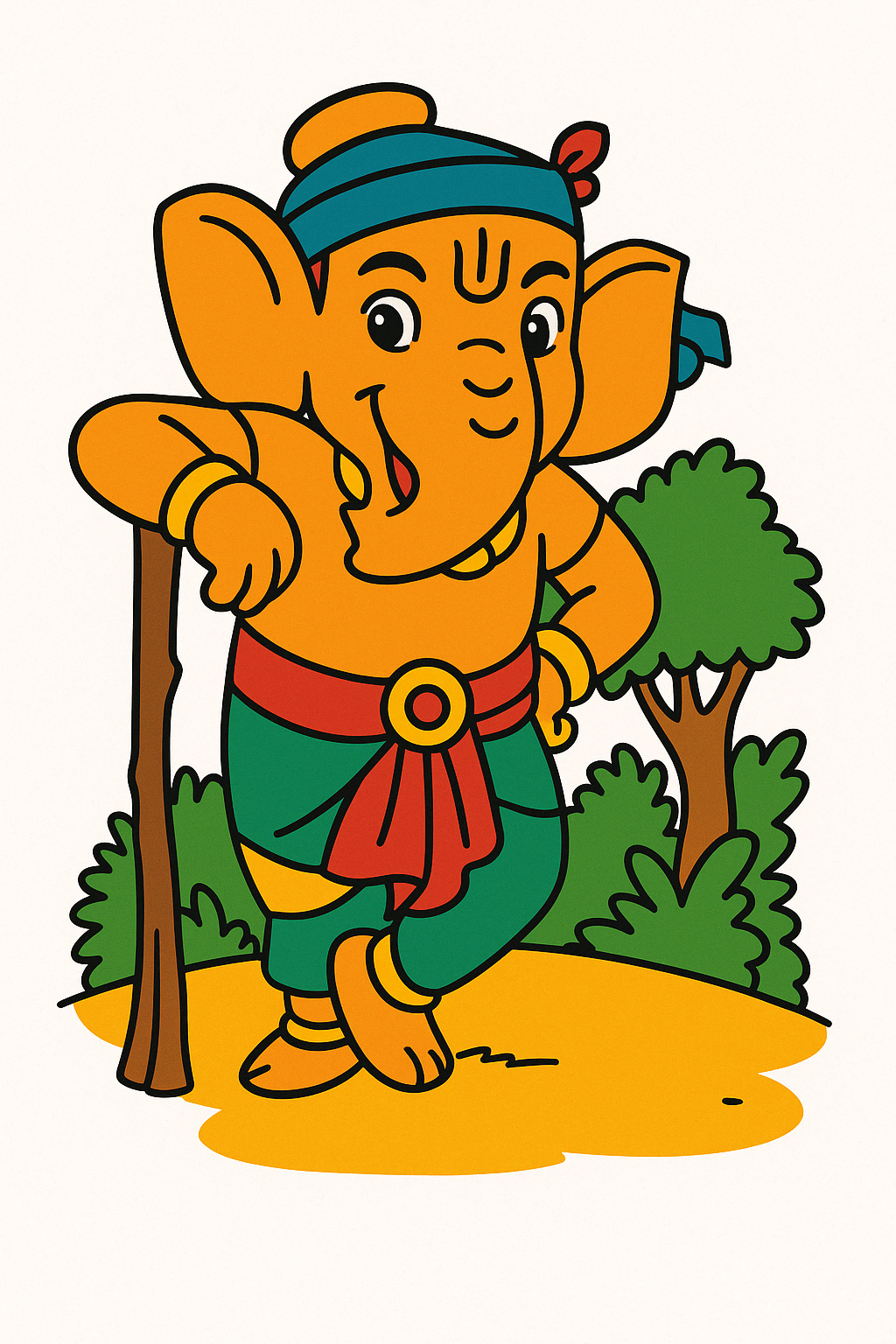Ganesha Pre-marked Design