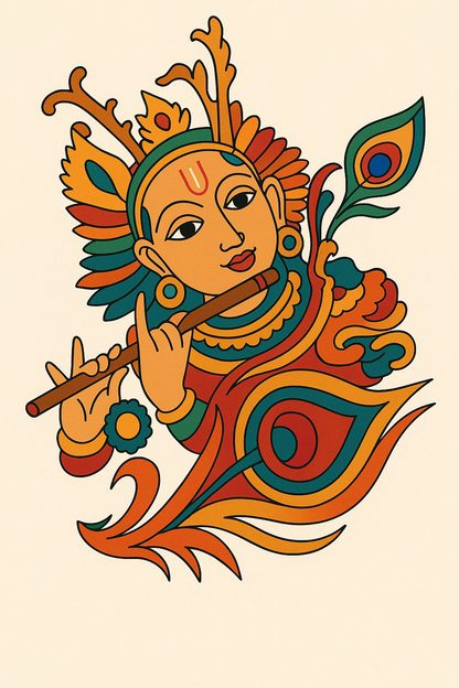 Krishna Pre-marked Design