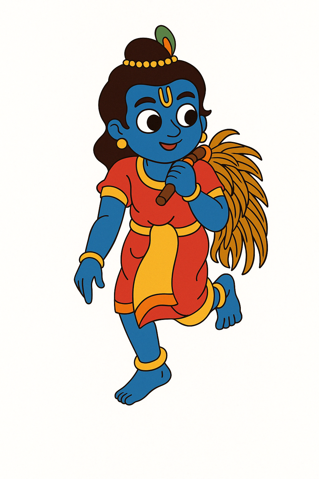 Krishna Pre-marked Design