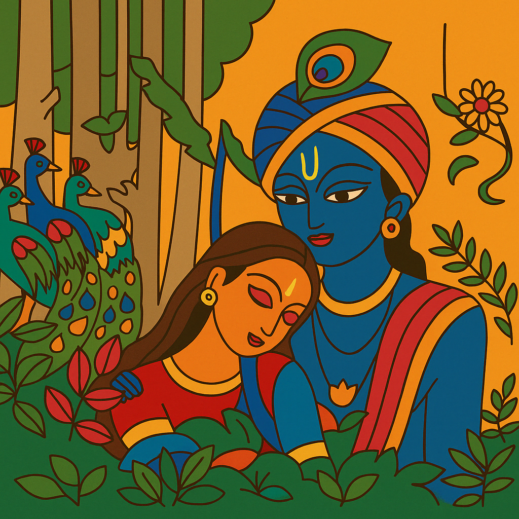 Krishna Pre-marked Design