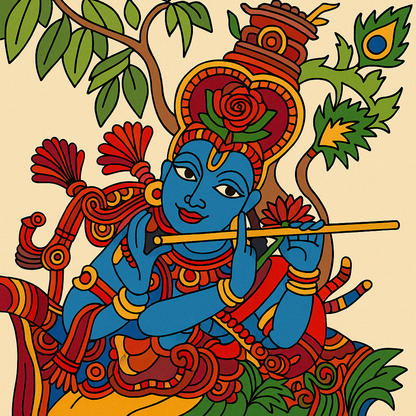 Krishna Pre-marked Design
