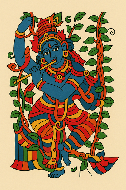 Krishna Pre-marked Design